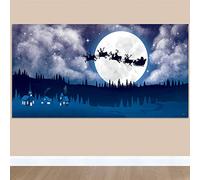 Amscan 671106 Santa's Sleigh Print SceneSetter Componenti aggiuntivi