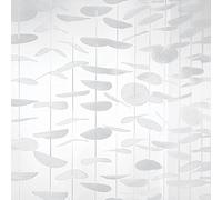 Amscan 671281.08 - Sfondo grande a cerchio, 244 cm x 183 cm, colore: Bianco | 1 pz