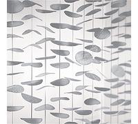 Amscan 671281.18 Grande Cerchio Sfondo-244 cm x 183 cm | Argento | 1 Pc. Sfondo