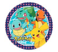 amscan 8 Assiettes Pokemon