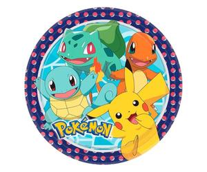 amscan 8 Assiettes Pokemon