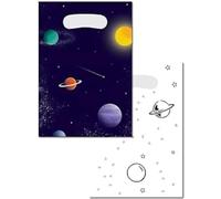 amscan 8 sacchetti di carta per feste di compleanno per bambini e feste a tema, certificati FSC, astronauta spaziale