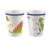 amscan 8 tazze dinosauro allegro