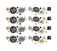 Amscan 9900555 - Coriandoli per festeggiamenti diciottesimo, 34 g, oro