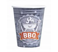 amscan 9901857 BBQ Party - Tazza multicolore, 250 ml