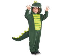 amscan 9902082 - Costume da dinosauro con cerniera per bambini, 3-4 anni
