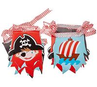 amscan 9902134, Festone con bandierine, motivo: pirata, Multicolore, 400 x 16 cm