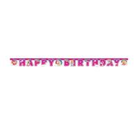 Amscan 9902529 - Catena party Barbie Dreamtopia, carta, 200 x 15 cm, buon compleanno, compleanno, ghirlanda, decorazione da appendere