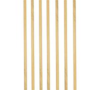 amscan 9903313 12 - Cannucce di Carta Pineapple Vibes, Bianco/Arancione