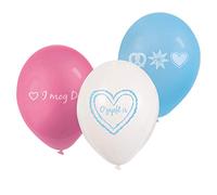 Amscan 9903349 - Palloncini Oktoberfest, 6 pezzi, misura 22,8 cm, in lattice, a elio, riempibili, decorazione bavarese, feste a tema