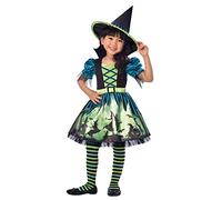 amscan 9903412 - Costume da strega Hocus Pocus per bambine, età: 6-8 anni