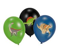 Amscan Palloncini in Lattice 9903988-6 con Dinosauri Verde/Nero/Blu