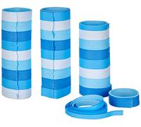 amscan 9904634 - Stelle filanti Sky Blue, 3 Rotoli da 18 Tubi, Decorazione, Festa a Tema, Carnevale
