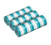 amscan 9904636 - Filanti Aqua Glamor, 3 Rotoli da 18 Tubi, Decorazione, Festa a Tema, Carnevale