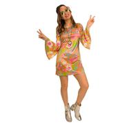Amscan 9905137 - Costume Groovy anni '60, 10-12 anni, 2 pezzi
