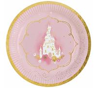 Amscan 9906311-66 - Piatto Princess for a Day, 23 cm, colore: Rosa