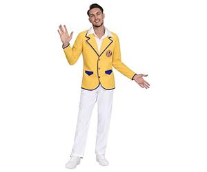 Amscan 9906455 - Costume da uomo per le vacanze da uomo, taglia M, colore: giallo