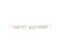 amscan 9906546 - Collana per Feste Hello Pets, 180 x 15 cm, Carta, Happy Birthday, Compleanno, Ghirlanda, Decorazione da Appendere