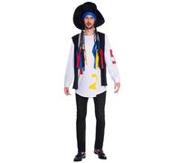 amscan 9906859 - Costume da uomo, multicolore, taglia XL