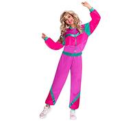 amscan 9906982 - Costume da jogging da donna, taglia 8-10, colore: Rosa