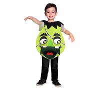 amscan-9907155 Costume Frankie Tabard per Bambini Ragazzi, Cartoni Animati, Verde, 4/6 anni, 9907155