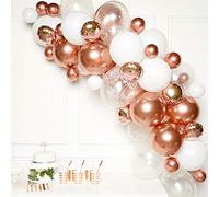 amscan 9907431 Ghirlanda Palloncino Oro Rosa