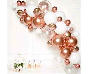 amscan 9907431 Ghirlanda Palloncino Oro Rosa