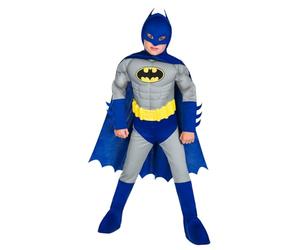 amscan 9908382 - Costume ufficiale Warner Bros Brave And Bold Batman per travestimento, età 4-6 anni