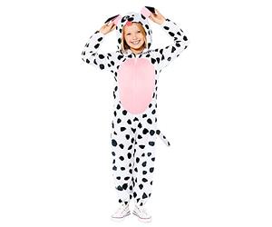 amscan 9908813 - Costume intero da cane dalmata Giornata mondiale del libro, età: 8-10 anni