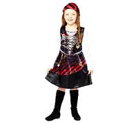 amscan 9910101 - Costume da pirata sostenibile per bambini, per la Giornata mondiale del libro, età: 4-6 anni