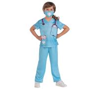 amscan 9910156 - Vestito da bambino, 4-6 anni, colore: Azzurro
