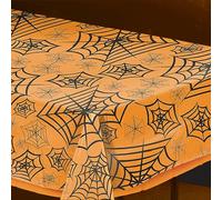 amscan 9911671 Spider Web - Tovaglia in plastica, 274 x 139 cm, multicolore