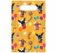 amscan 9911888 - Sacchetti di carta con licenza ufficiale Bing (confezione da 8)