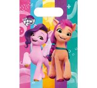 Amscan 9911896 - Sacchetti di carta per feste di compleanno con licenza ufficiale My Little Pony, confezione da 8