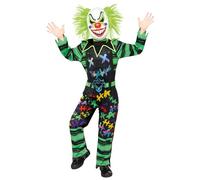 amscan 9912004 - Tuta da clown Haha per bambini, 4-6 anni