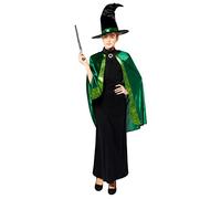 amscan 9912477 - Costume da Harry Potter, con licenza ufficiale, da donna, verde, 46-48