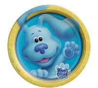 amscan 9913280-66 - Piatto da portata 23 cm, colore: Blu