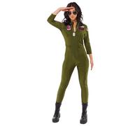Amscan - Costume Top Gun Maverick, pilota, tuta, pilota di jet, carnevale