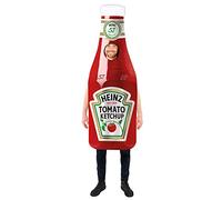Amscan 9913345 - Costume ufficiale Heinz Ketchup per biberon per adulti, taglia unica