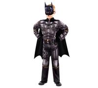 amscan 9913363 - Costume classico per bambini dal film Batman con licenza ufficiale, età: 4-6 anni, nero