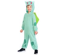 amscan 9915121 - Costume ufficiale Pokemon Bulbasaur per bambini dagli 8 ai 10 anni