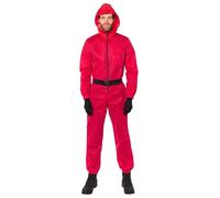 amscan 9915298 - Costume da guardia ufficiale da guardia dei calamari, unisex, taglia: XL, Rosso, XL