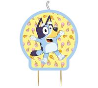 amscan 9915382 - Candele di compleanno blu singole (10,16 x 6,35 cm)