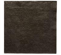 Amscan 9915402-216 - Tovaglioli ecologici compostabili, confezione da 20, colore: nero carbone