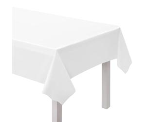 amscan 9915405-217 - Telo copritavolo in plastica riutilizzabile, ecologico, 2,74 m