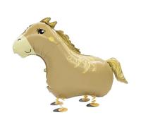 Amscan 9915932 - Pallone da passeggio Horse in alluminio, 54 x 96 cm