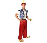 amscan 9916790 - Costume da Aladino per adulti, per la Giornata Mondiale del Libro, da uomo, con copricapo, taglia: XL