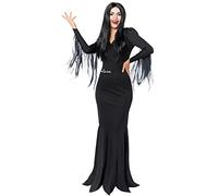amscan 9917643 - Costume ufficiale da Morticia Addams per Halloween, taglia: 40-42