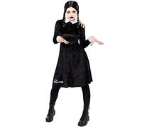 amscan 9917665 - Costume ufficiale da mercoledì Addams per Halloween, taglia: 40-42