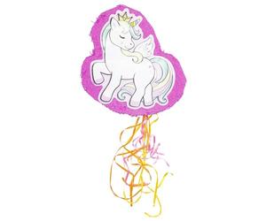 Amscan 9917721 Pinata Unicorn Kids - Set di feste estensibili, 40 x 41 cm